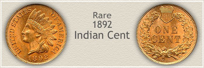 Rare 1892 Indian Penny