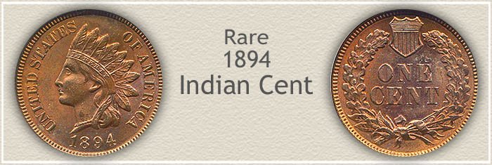 Rare 1894 Indian Penny