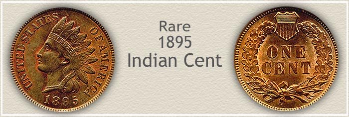 Rare 1895 Indian Penny