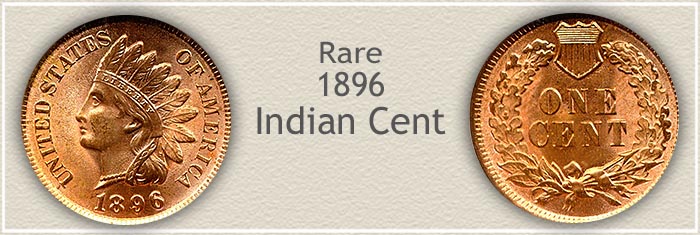 Rare 1896 Indian Penny