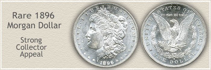 Rare 1896-S Morgan Silver Dollar