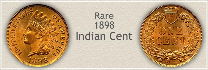 Rare 1898 Indian Penny