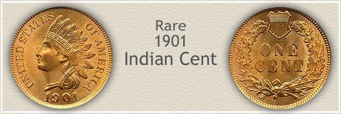 Rare 1901 Indian Penny