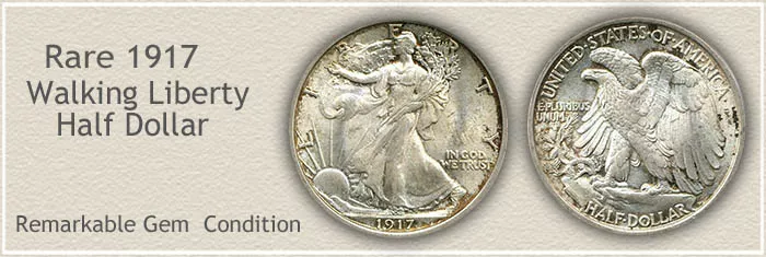 Rare 1917 Half Dollar