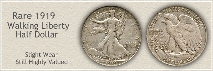 Rare 1919 Half Dollar