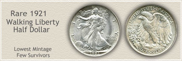 Rare 1921 Half Dollar