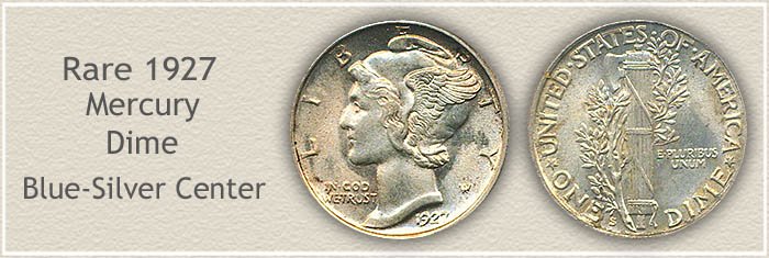 Rare 1927 Mercury Dime