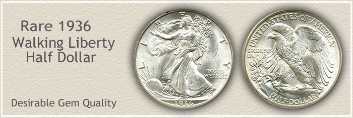 Rare 1936 Half Dollar