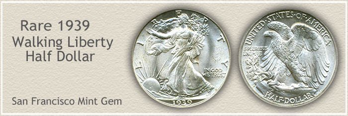 Rare 1939 Half Dollar