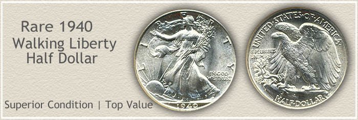 Rare 1940 Half Dollar