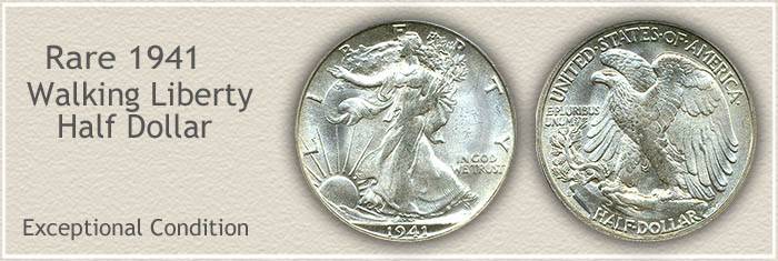 1941 Half Dollar Value Chart