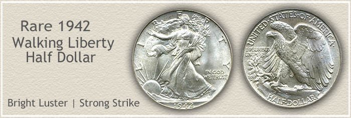 Rare 1942 Half Dollar
