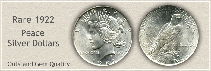 Conditionally Rare 1922 Peace Silver Dollar