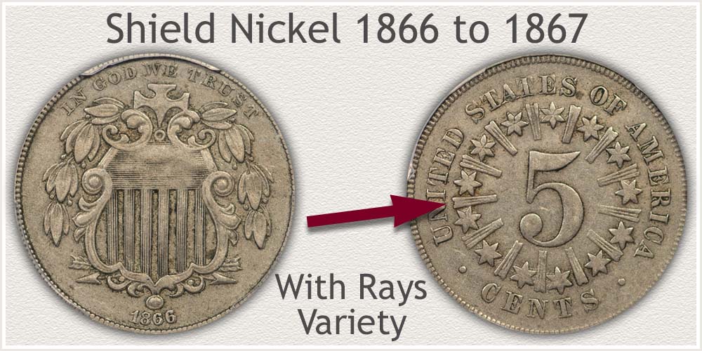 Variety I: Rays on Reverse Shield Nickel