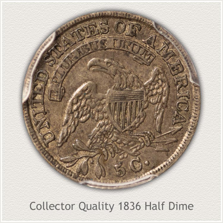 1836 Half Dime Reverse