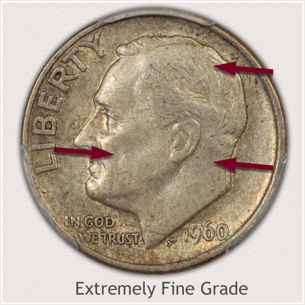 Roosevelt Dime Extremely Fine Grade