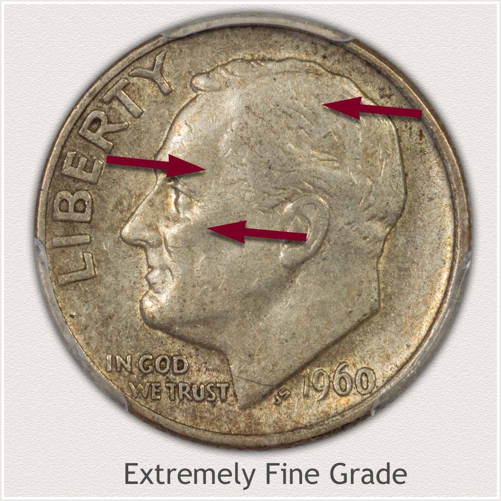 Roosevelt Dime Extremely Fine Grade