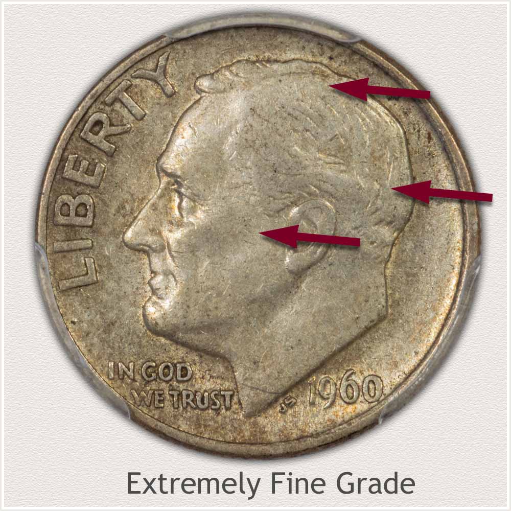 Roosevelt Dime Extremely Fine Grade