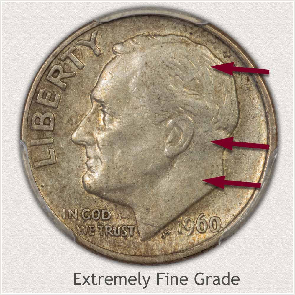 Roosevelt Dime Extremely Fine Grade