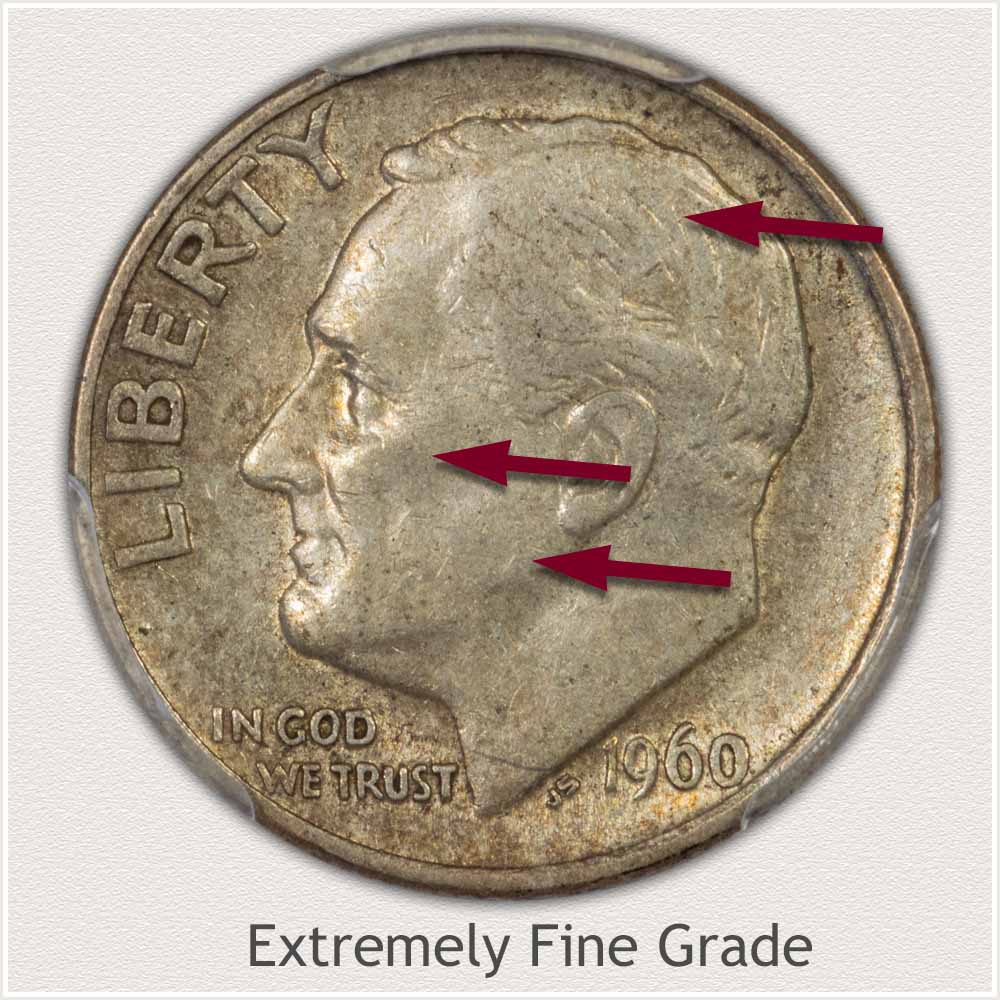 Roosevelt Dime Extremely Fine Grade