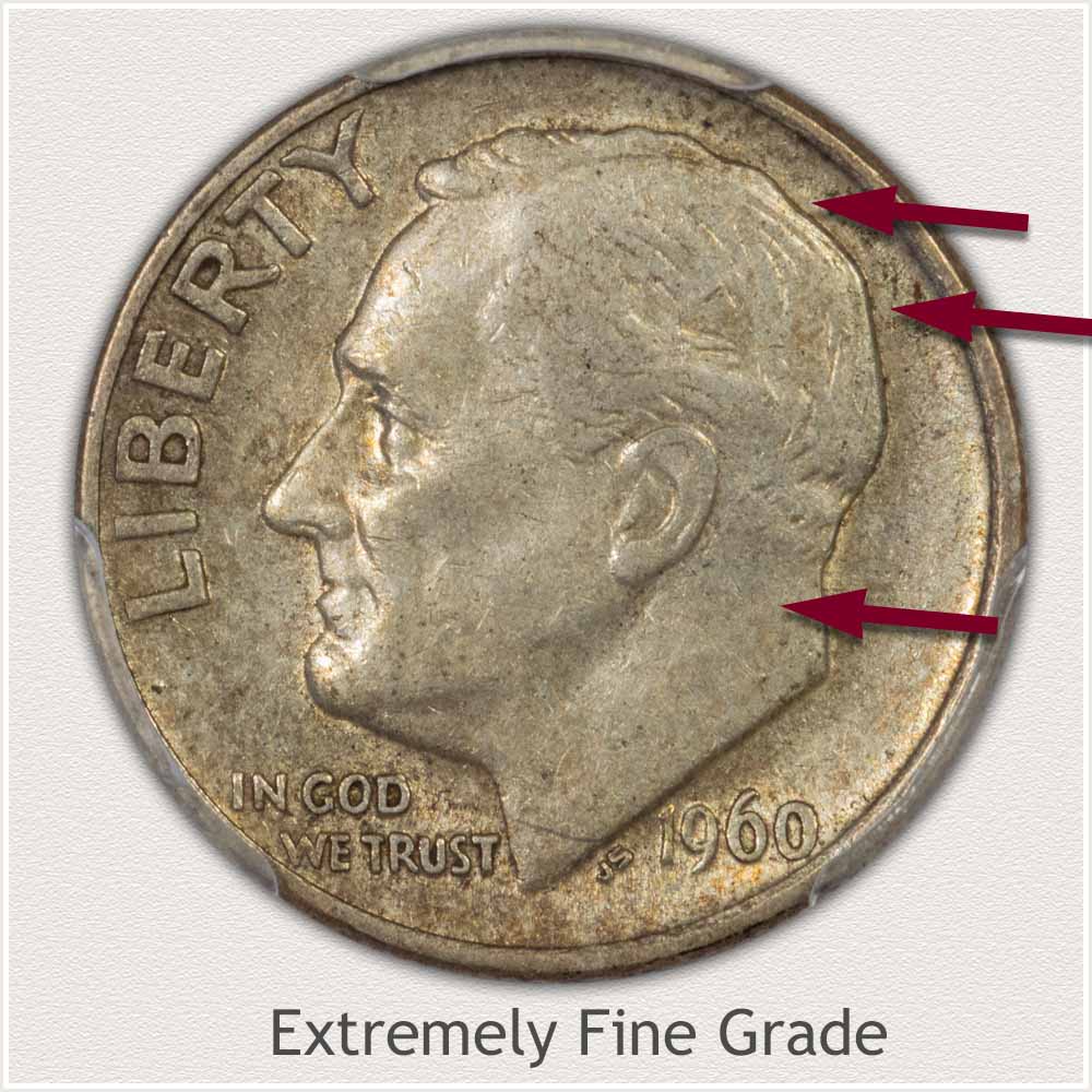 Roosevelt Dime Extremely Fine Grade