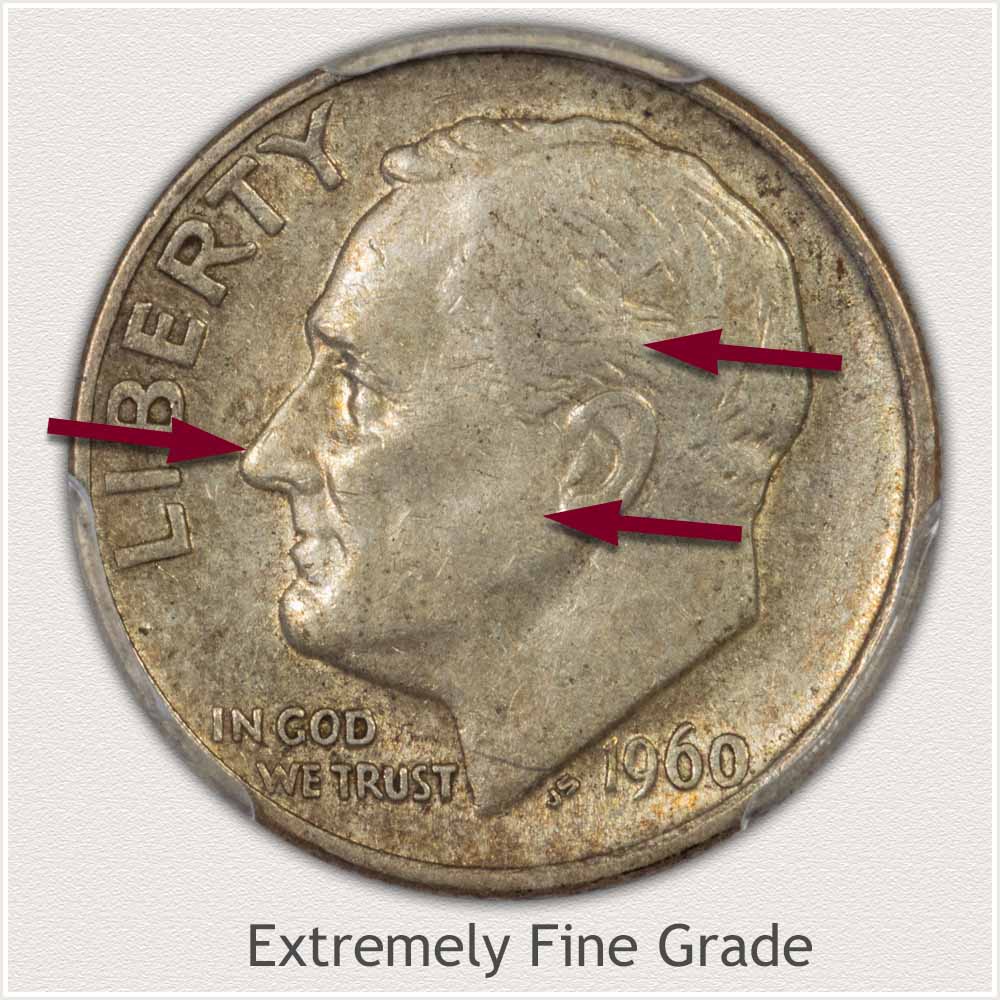 Roosevelt Dime Extremely Fine Grade