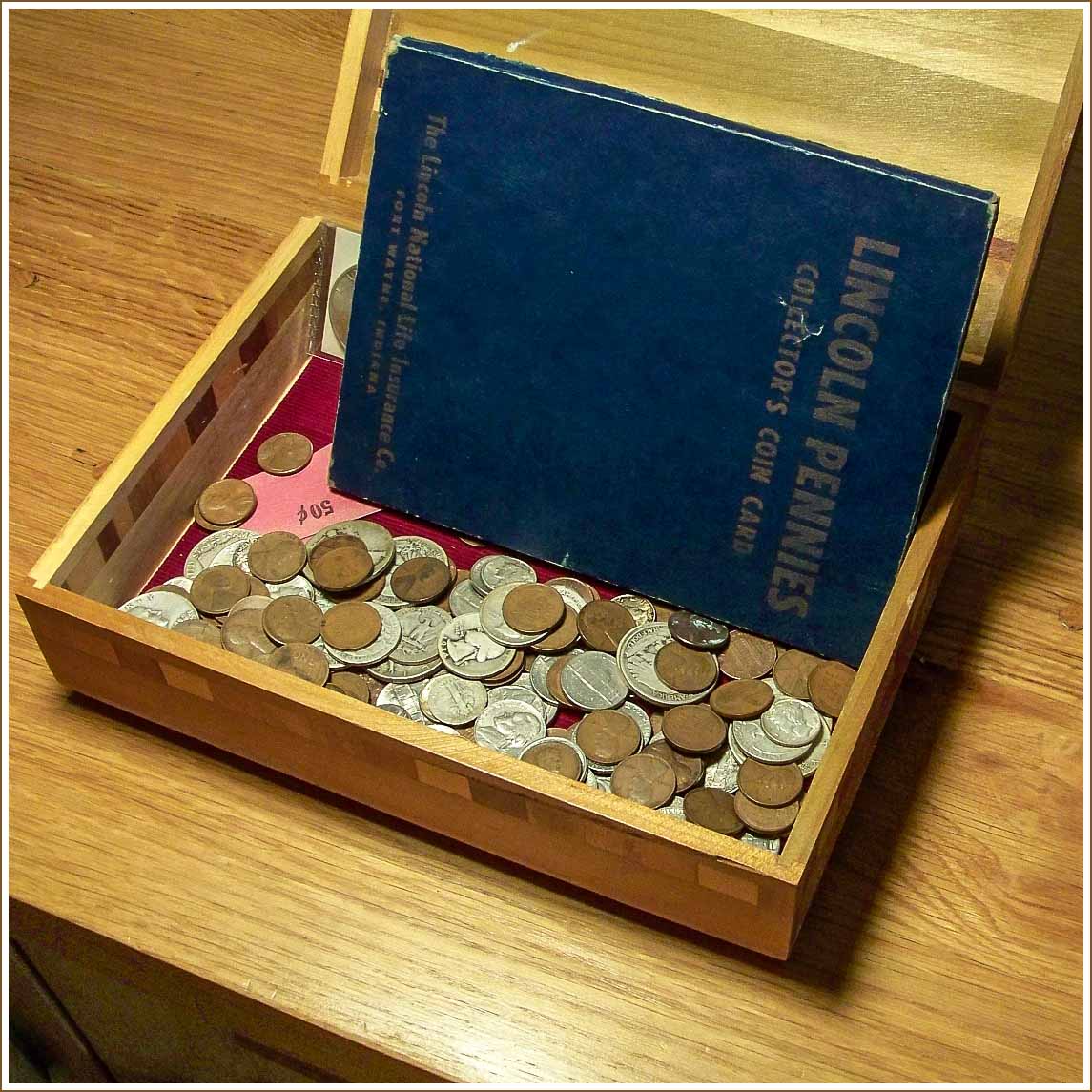 Box of Old Coins