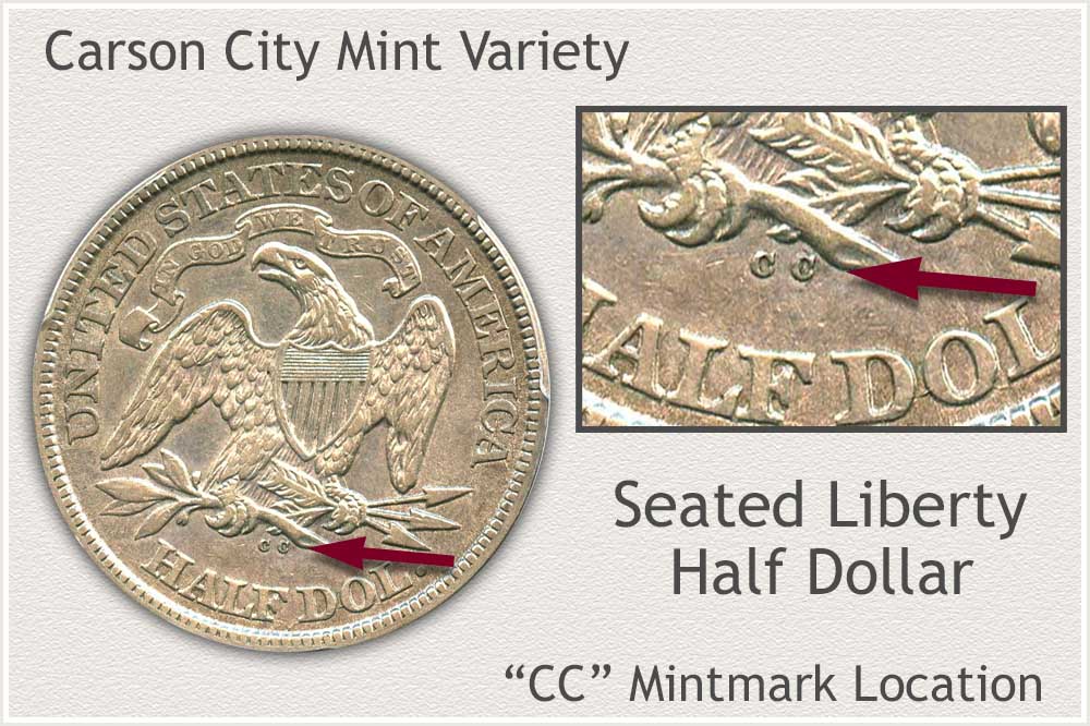 Carson City Seated Liberty Half Dollar