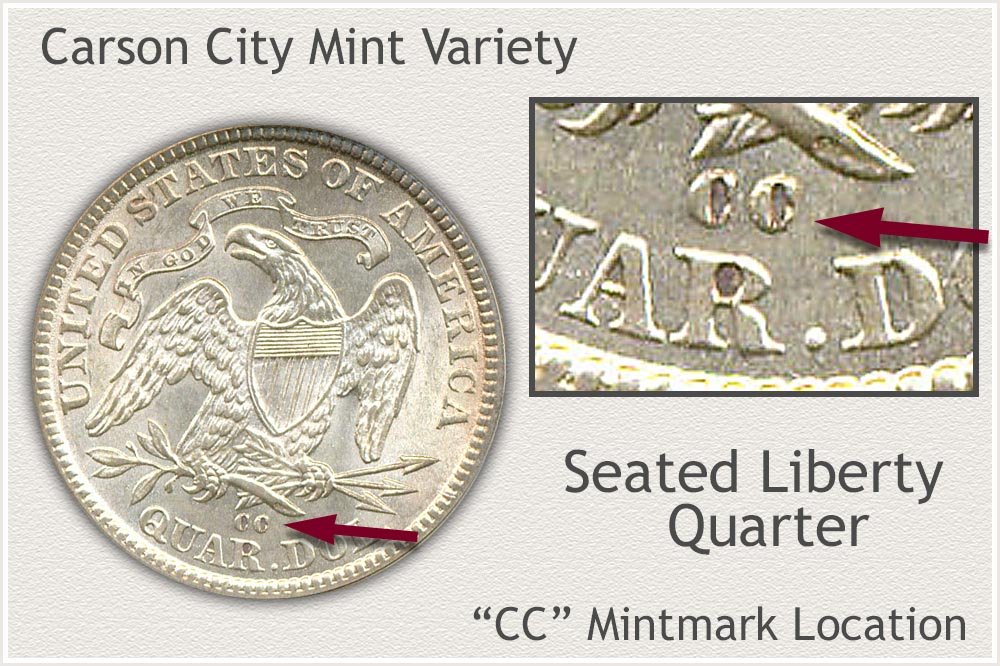 Carson City Mint Seated Liberty Quarter