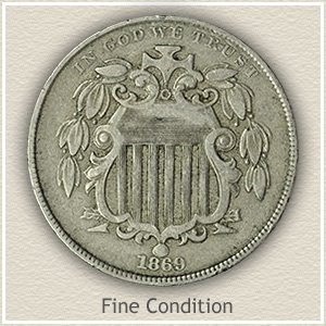 Shield Nickel Fine Condition