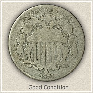 Shield Nickel Good Condition