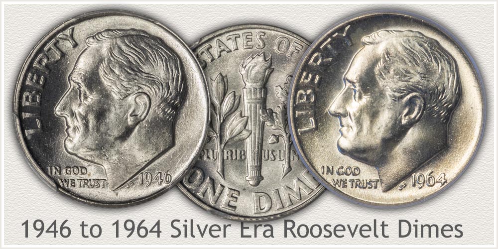 Silver Era Roosevelt Dimes