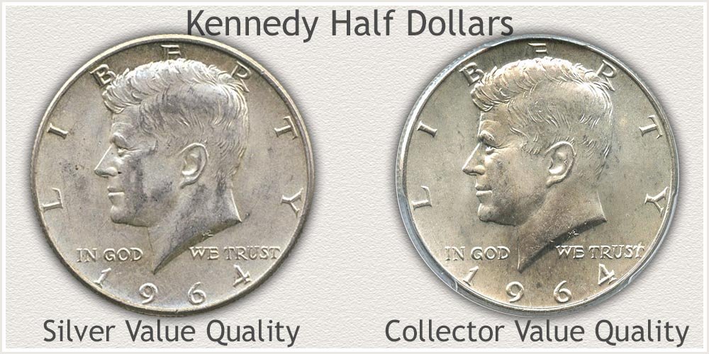 Silver Kennedy Half Dollars