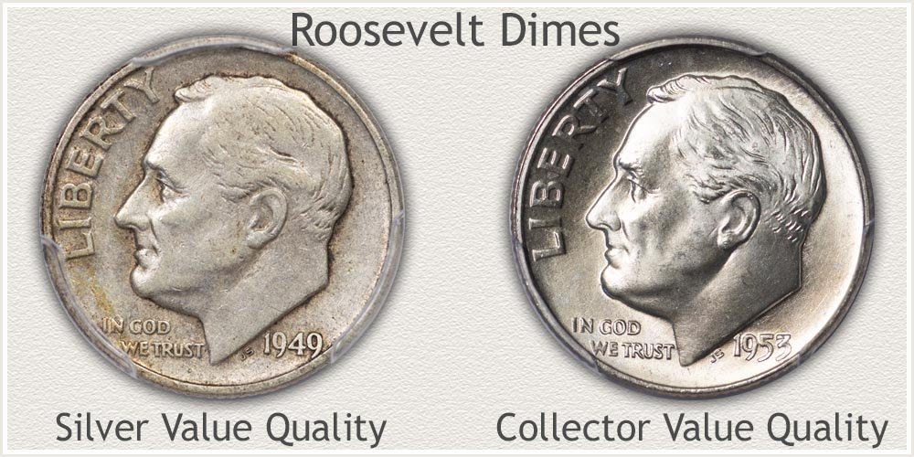 Silber Roosevelt Dimes