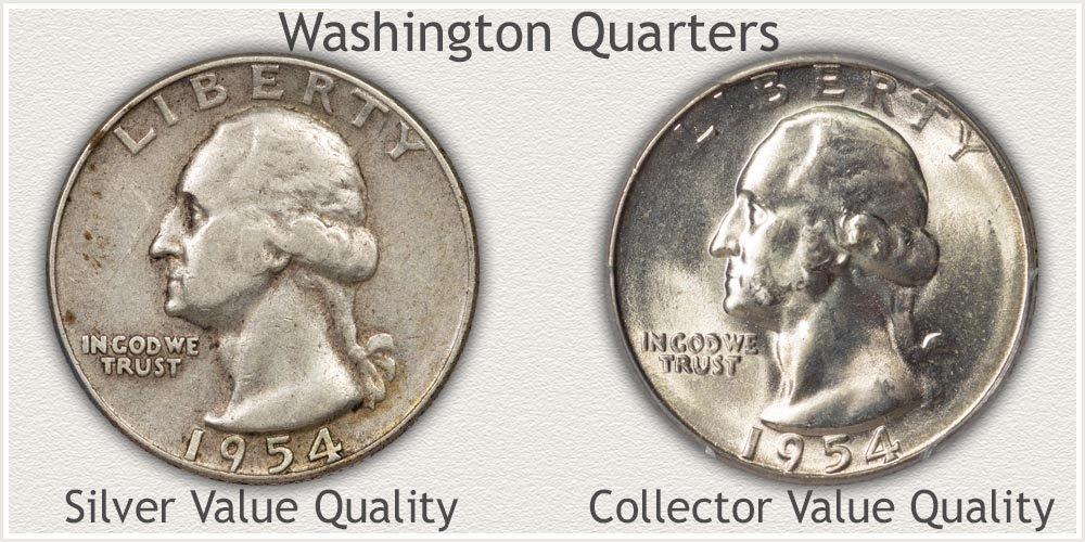 Silver Washington Quarters