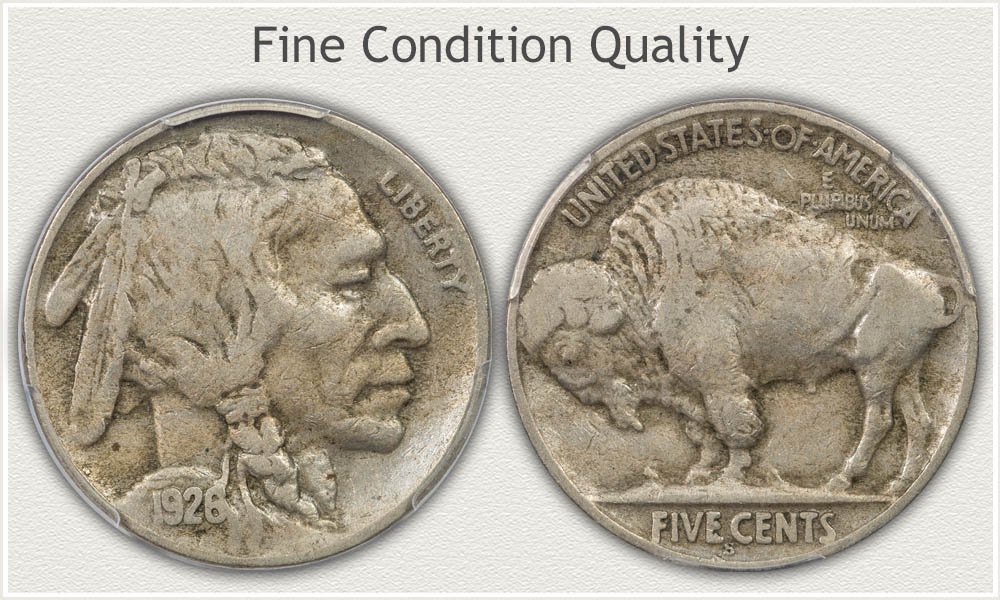 Fine Grade Buffalo Nickel