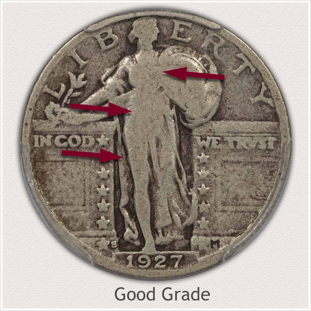 Standing Liberty Quarter in Good Grade