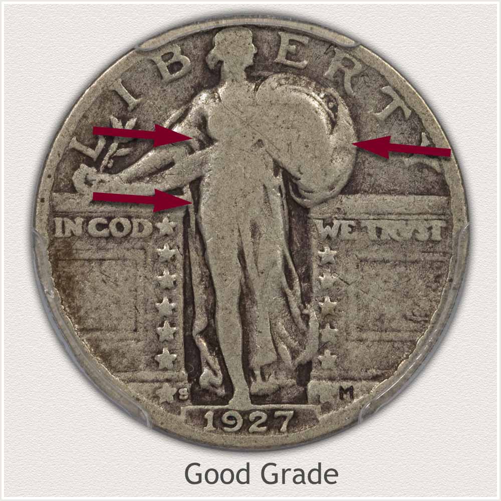 Standing Liberty Quarter in Good Grade