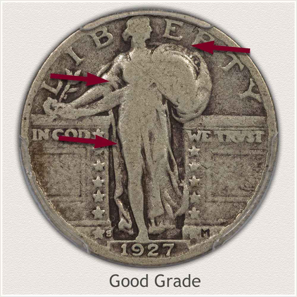 Standing Liberty Quarter in Good Grade