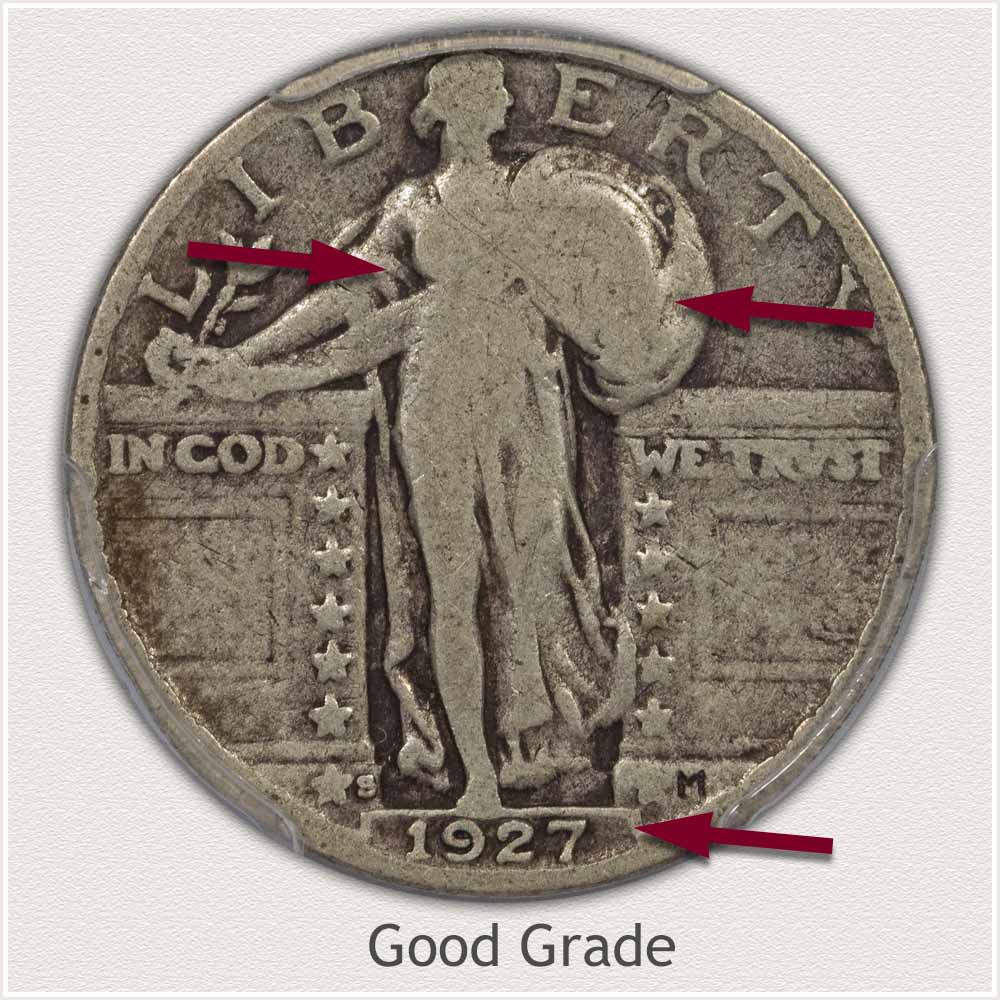 Standing Liberty Quarter in Good Grade