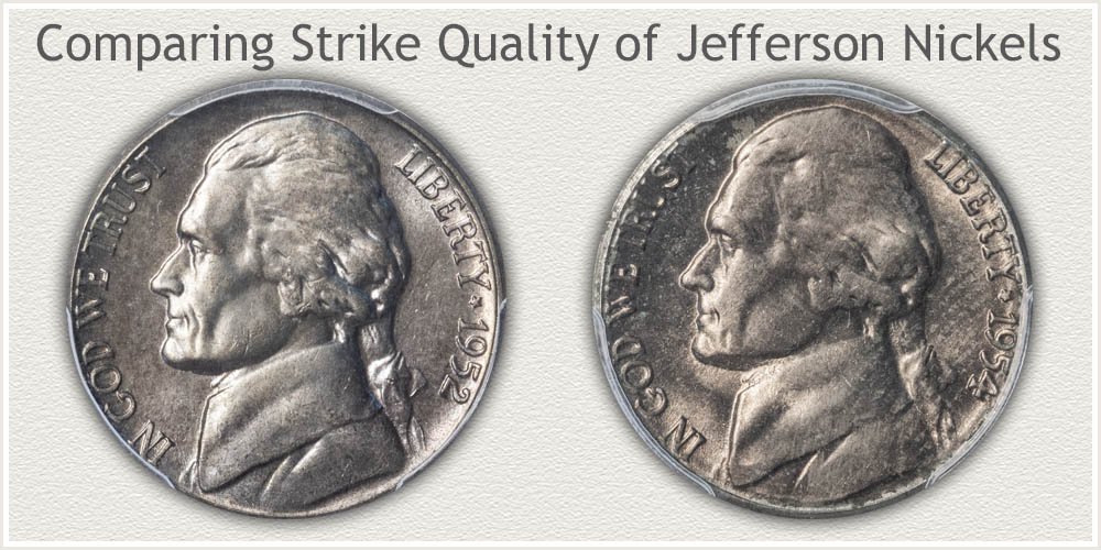 Soft Strike and Bold Strike Jefferson Nickels