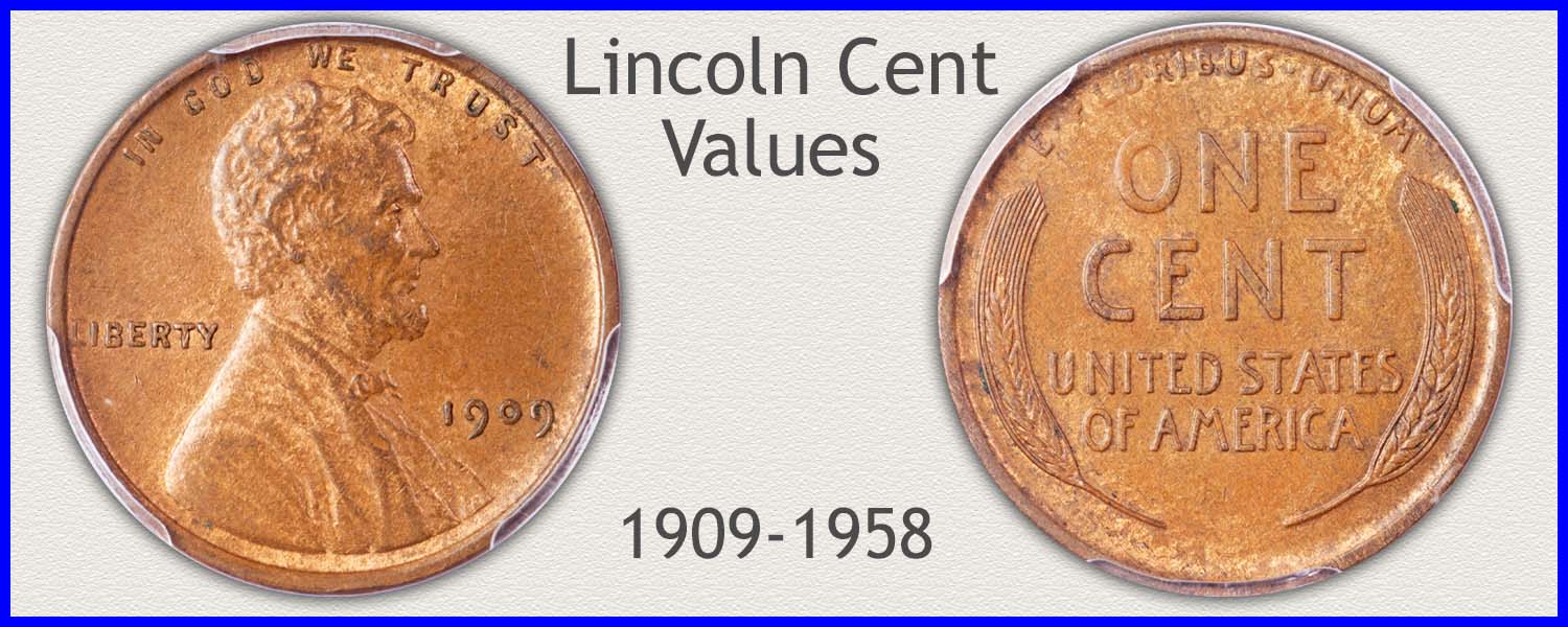 Picture of Lincoln Penny Minted 1909 to 1958