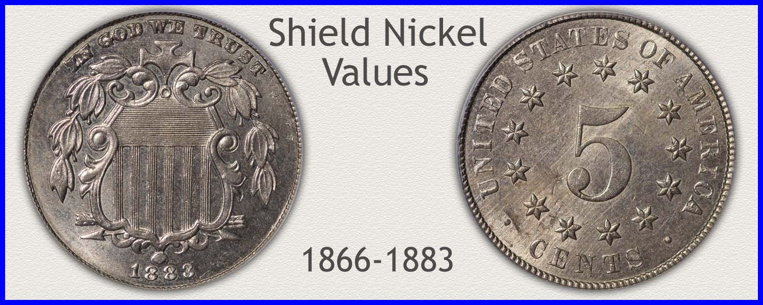 Picture of Shield Nickel Minted 1866 to 1883