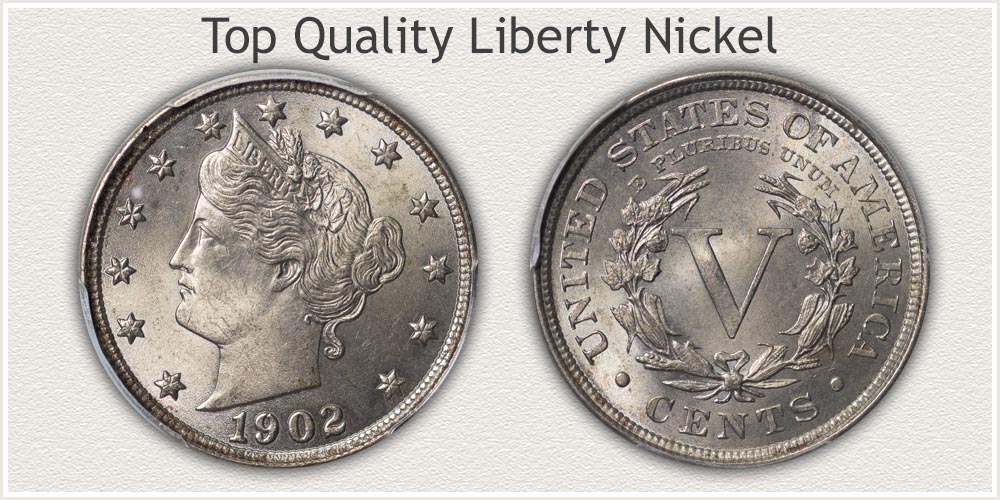 Mint State Quality Liberty Nickel