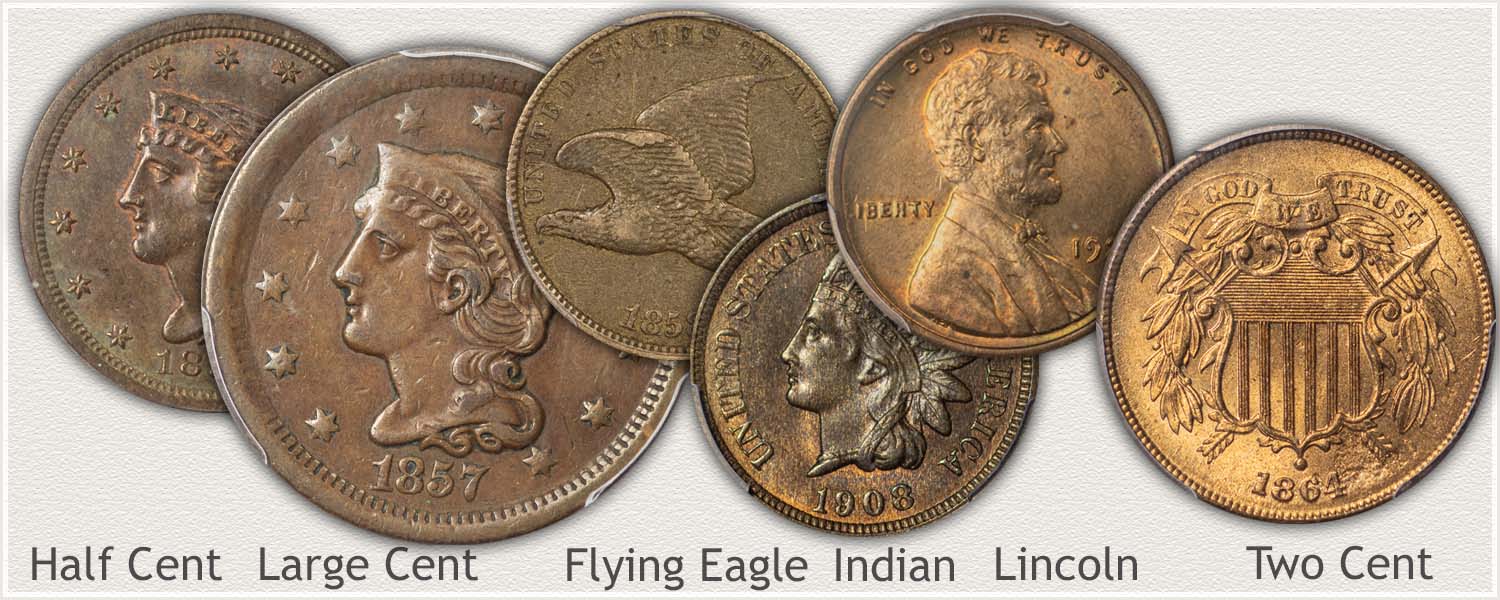 Examples of US Cents