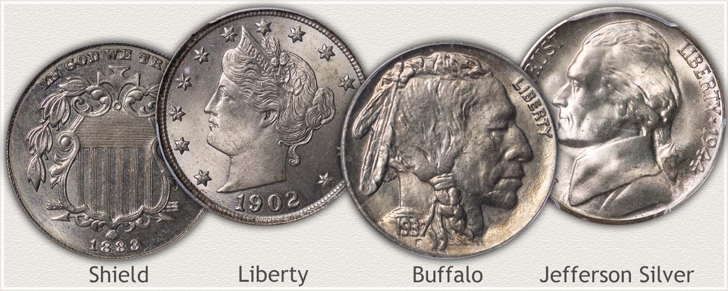 Examples of US Nickels