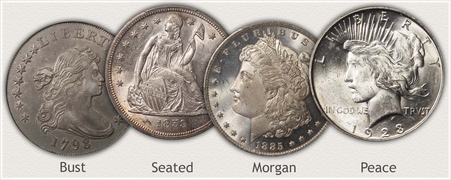 Examples of US Silver Dollars