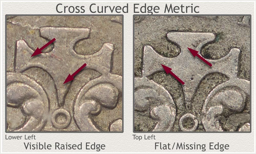 Close-up of Cross Curved Edge Detail