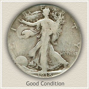 Walking Liberty Good Condition