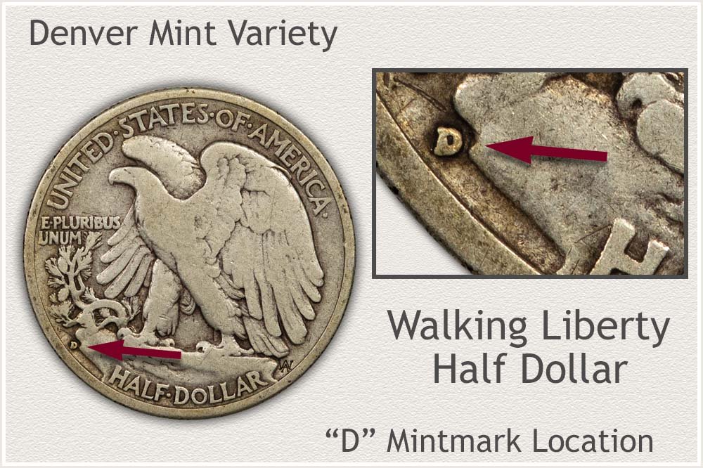 D Mintmark of the Denver Mint